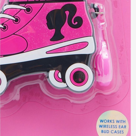 NWT BARBIE ROLLER SKATE FIGURAL WIRELESS EARBUD CASE COVER LAST ONE - Picture 5 of 5